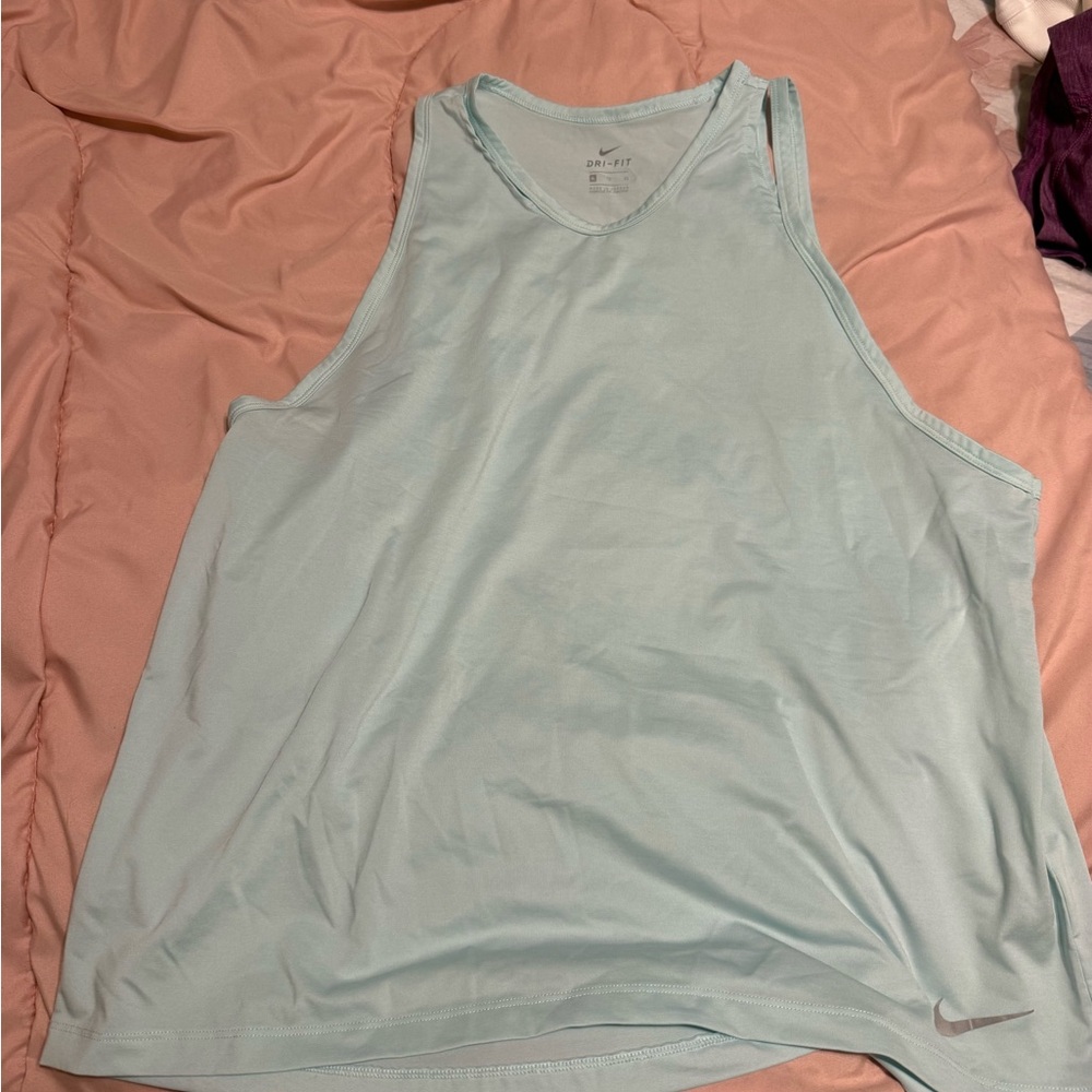 Nike Sky Blue Dri-FIT Athletic Tank